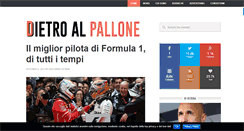 Desktop Screenshot of dietroalpallone.com