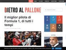 Tablet Screenshot of dietroalpallone.com